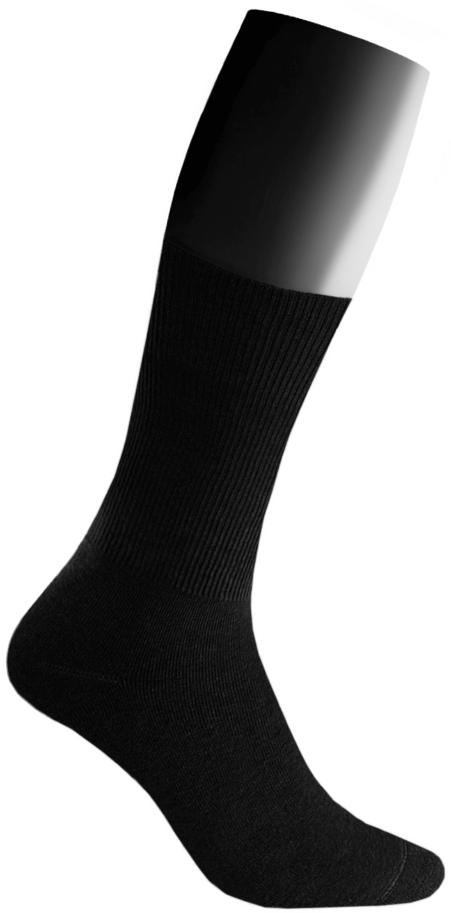 1-Old World comfort socks-dress-ladies-black