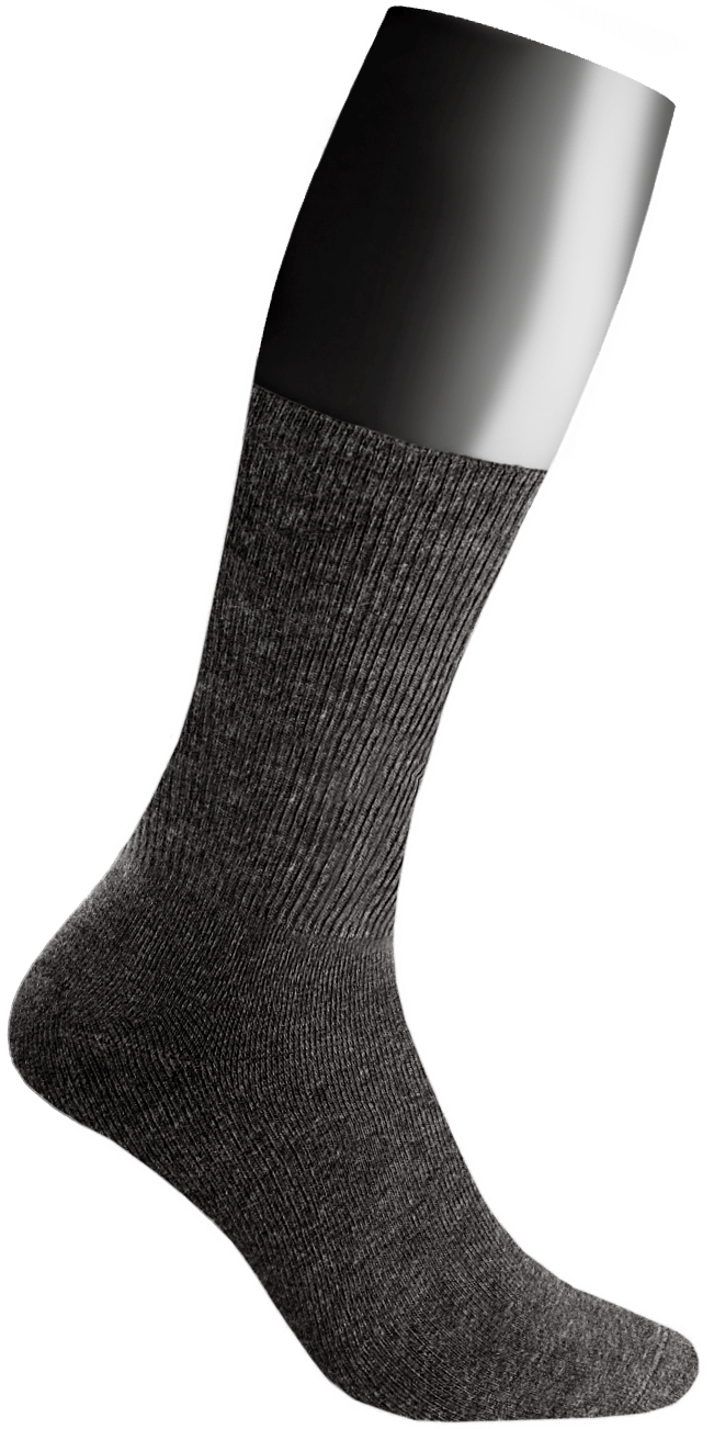 2-Old World comfort socks-dress-ladies-charcoal
