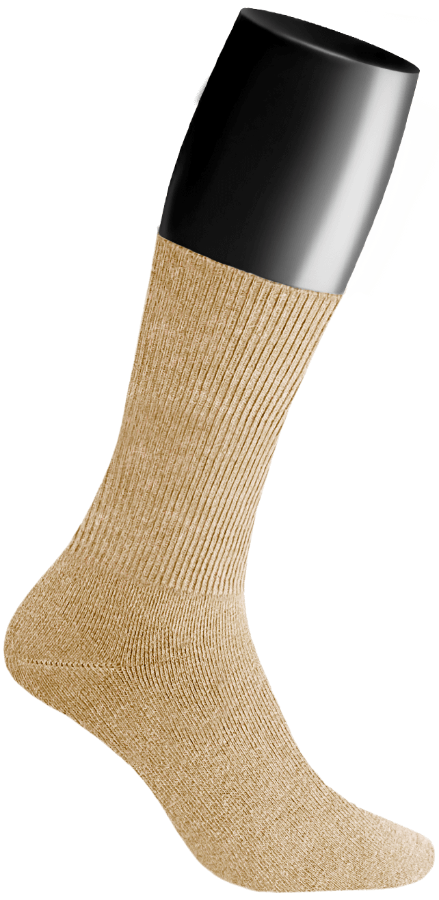 7-Old World comfort socks-dress-ladies-beige