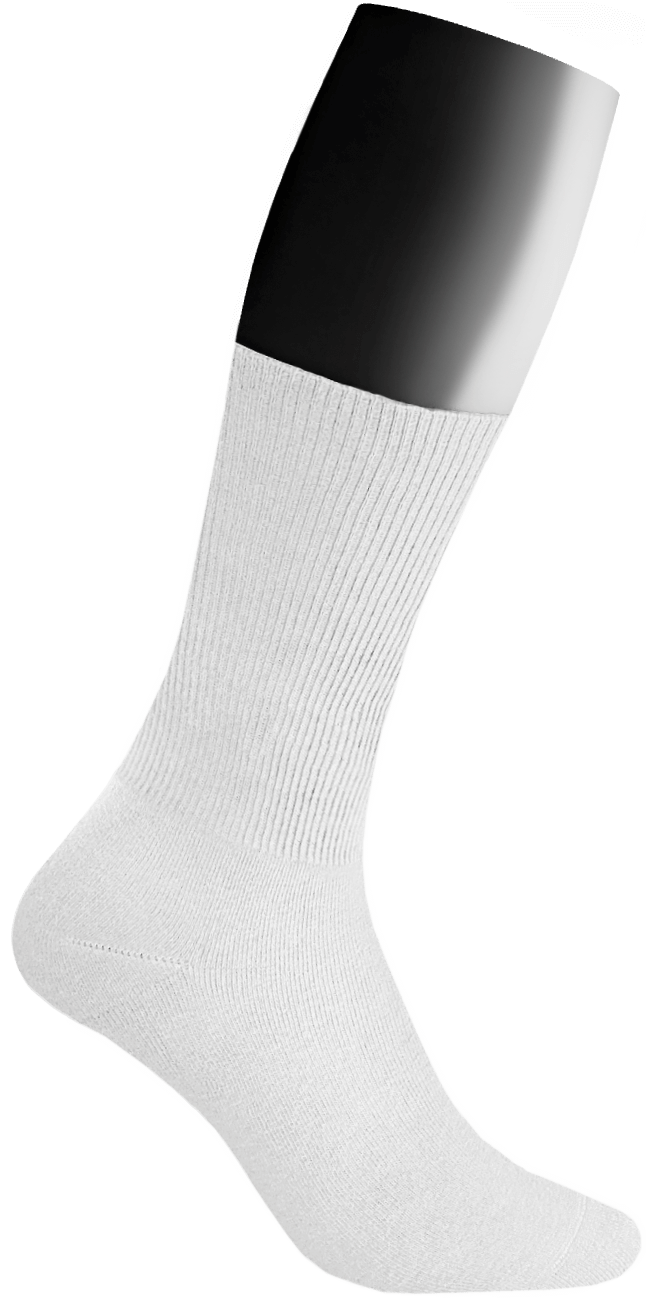 8-Old World comfort socks-dress-ladies-white