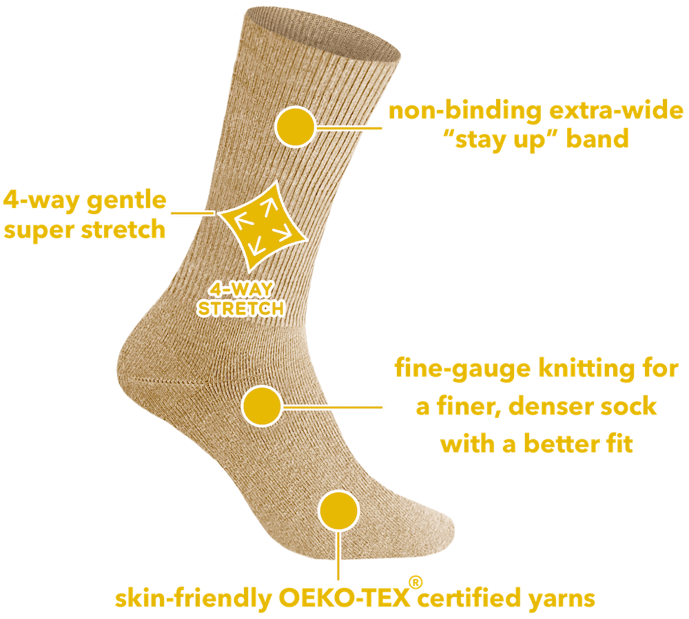 Dress-Old World comfort socks-dress-woman