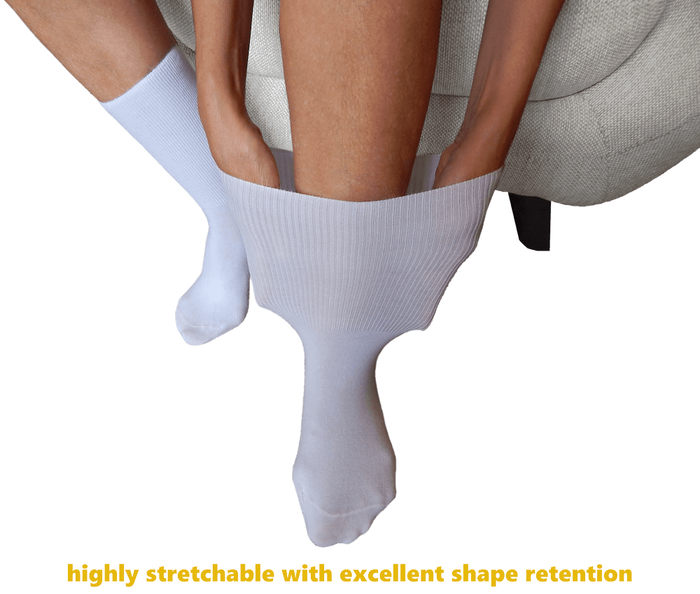 Old World Extra Wide Dress comfort socks-ladies